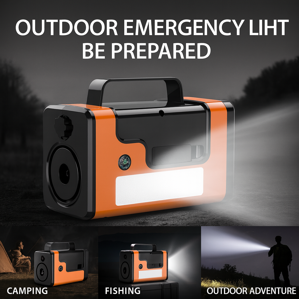 Portable 8-in-1 Car Jump Starter & Power Station – 3000A Peak Battery Booster with Air Compressor, Vacuum Cleaner, Power Bank & LED Flashlight