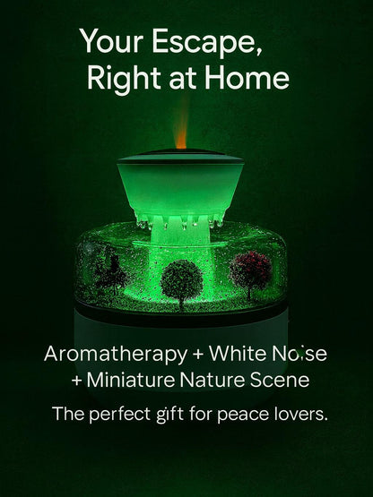 Raindrop Aromatherapy Machine with White Noise & Essential Oil Diffusion