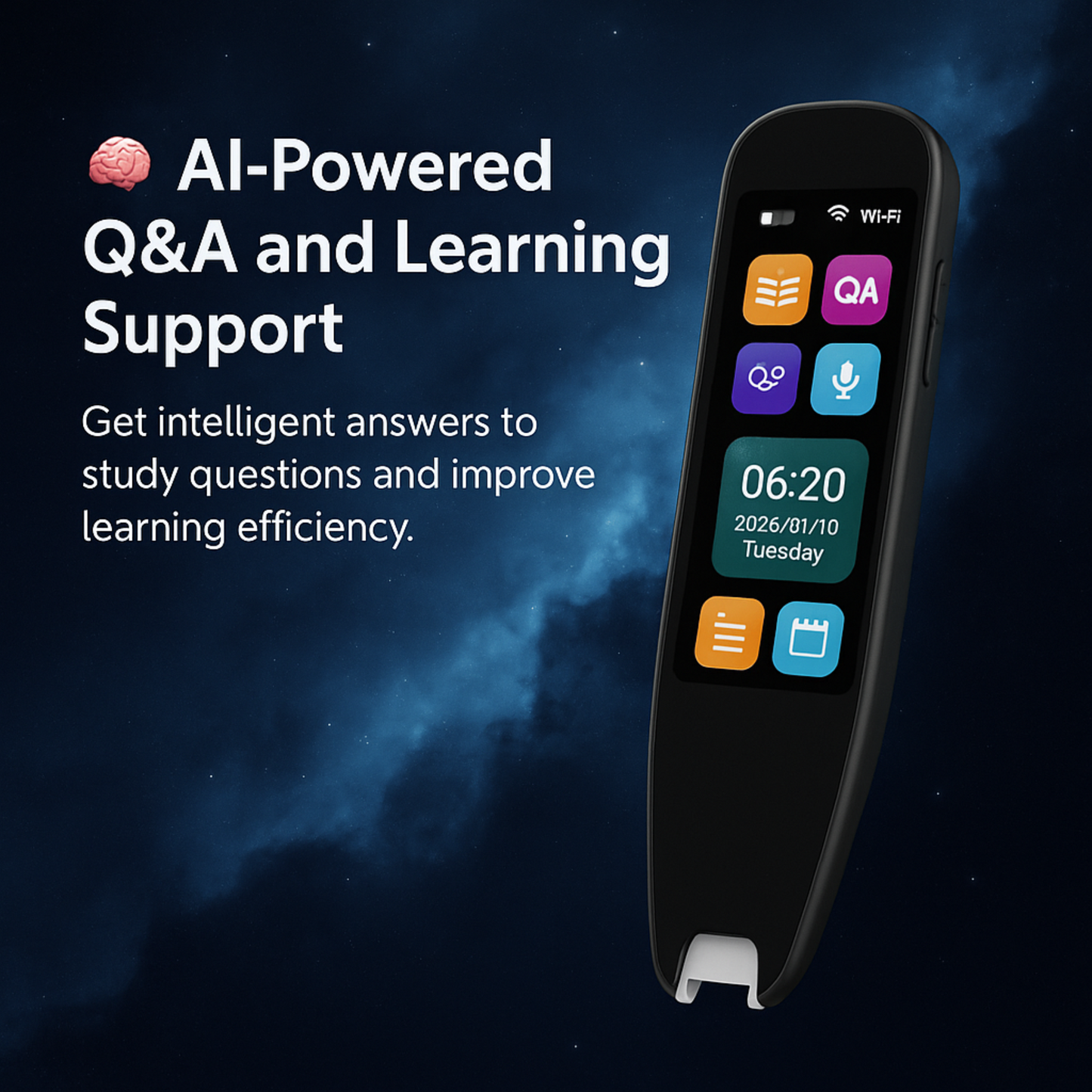 S6 Pro AI Pen – Smart Scanning & Translation Tool