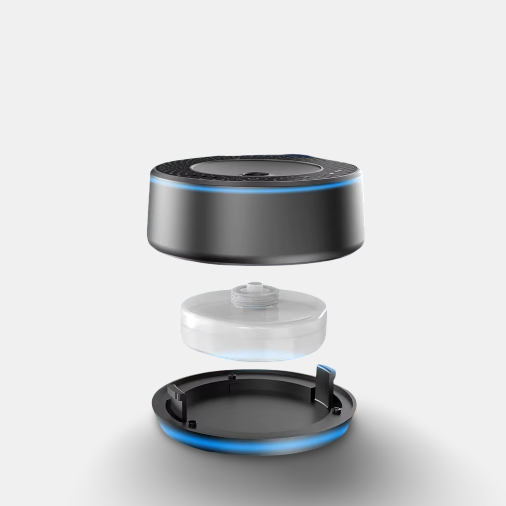 Smart Sensor Car Aroma Diffuser – Luxury Waterless Essential Oil Air Freshener with Ultrasonic Cool Mist