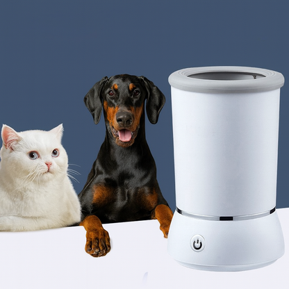 Automatic Electric Dog Paw Cleaner with Silicone Bristles