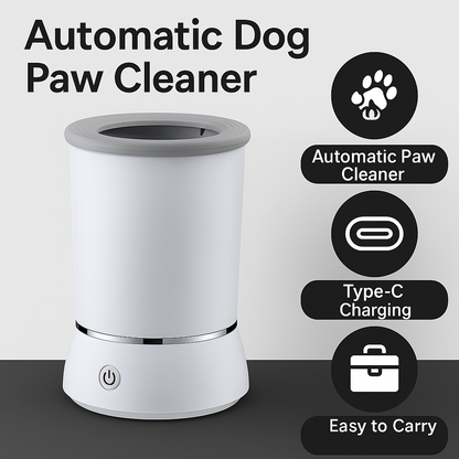 Automatic Electric Dog Paw Cleaner with Silicone Bristles