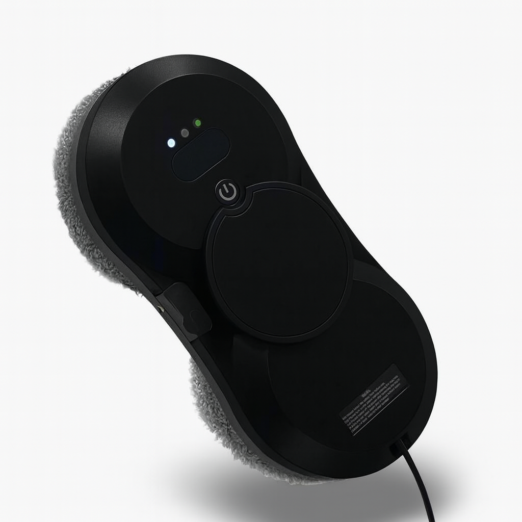 AI Smart Window Cleaning Robot with Auto Water Spray, Remote Control & Safety System – 5600Pa Suction Power