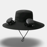 Solar-Powered Cooling Fan Sun Hat – 3-Speed Adjustable, UPF 50+ Protection