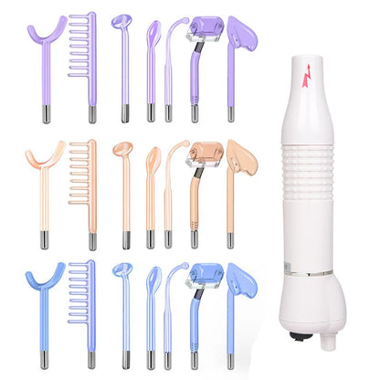 7-in-1 High Frequency Facial Wand – Professional Skin Therapy for Acne, Anti-Aging & Hair Care (Neon & Argon Tubes)
