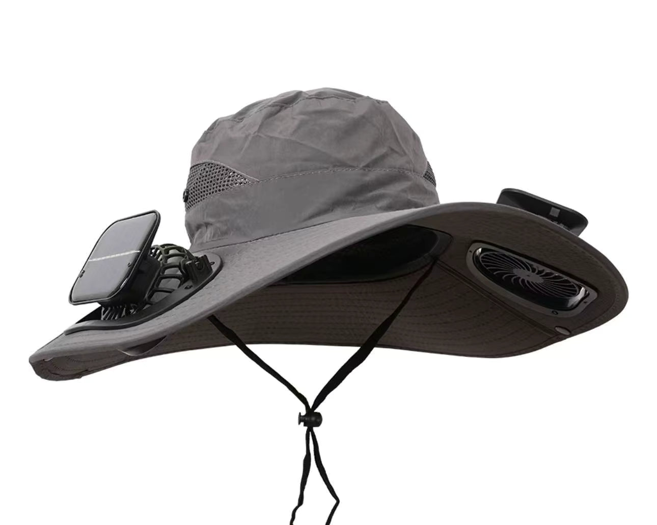 Solar-Powered Cooling Fan Sun Hat – 3-Speed Adjustable, UPF 50+ Protection