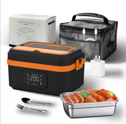Portable Cordless Electric Lunch Box – Rechargeable Self-Heating Food Warmer for Office, Travel & Car