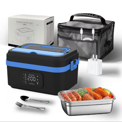 Portable Cordless Electric Lunch Box – Rechargeable Self-Heating Food Warmer for Office, Travel & Car