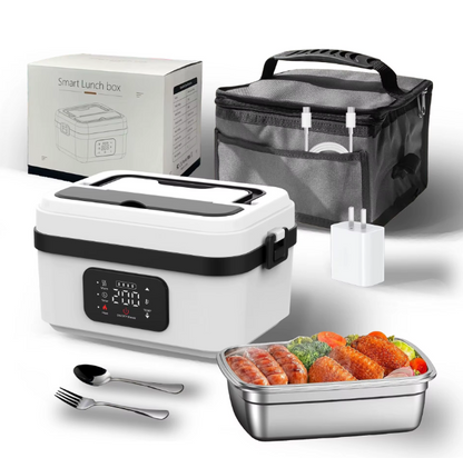 Portable Cordless Electric Lunch Box – Rechargeable Self-Heating Food Warmer for Office, Travel & Car