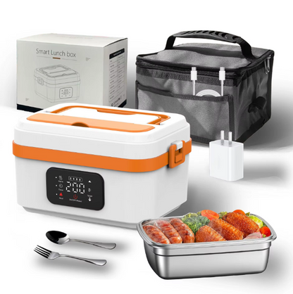 Portable Cordless Electric Lunch Box – Rechargeable Self-Heating Food Warmer for Office, Travel & Car