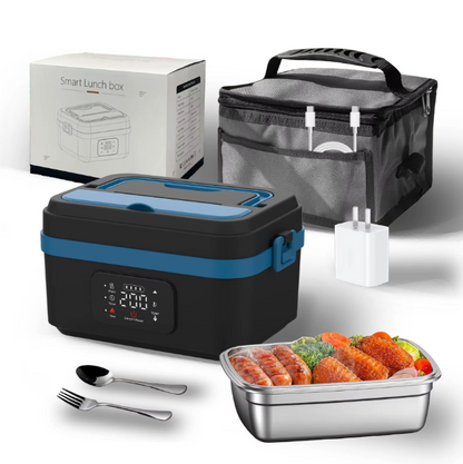 Portable Cordless Electric Lunch Box – Rechargeable Self-Heating Food Warmer for Office, Travel & Car