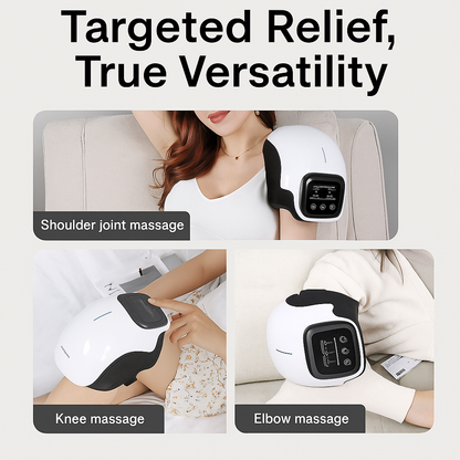 Wireless Pain Relieve Arthritis Knee Massager with Heat & Therapy Functions