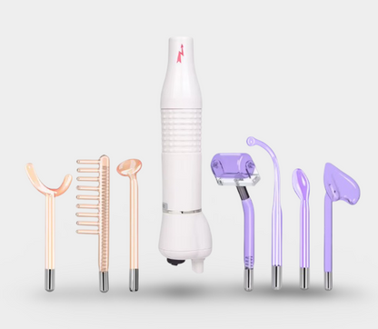 7-in-1 High Frequency Facial Wand – Professional Skin Therapy for Acne, Anti-Aging & Hair Care (Neon & Argon Tubes)